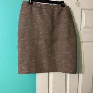 Ann Taylor size 16 purplish gray tweed skirt